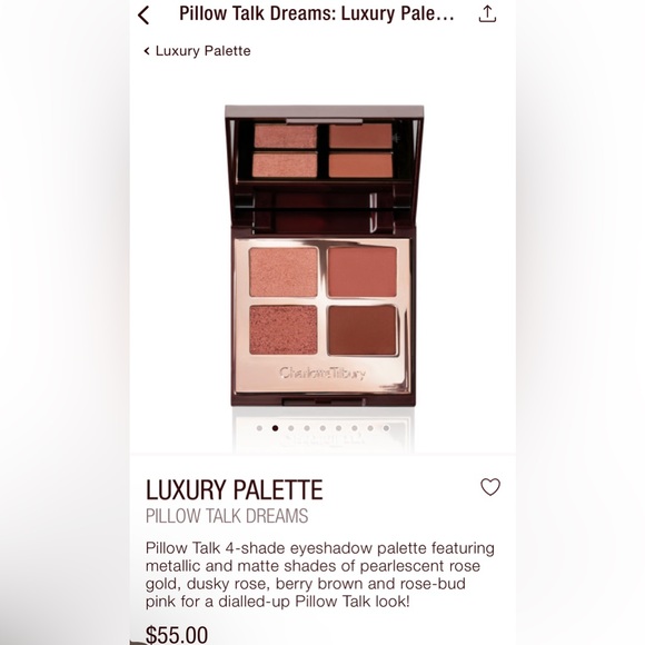 Charlotte Tilbury Pillowtalk DREAMS Eye Palette - Picture 1 of 2
